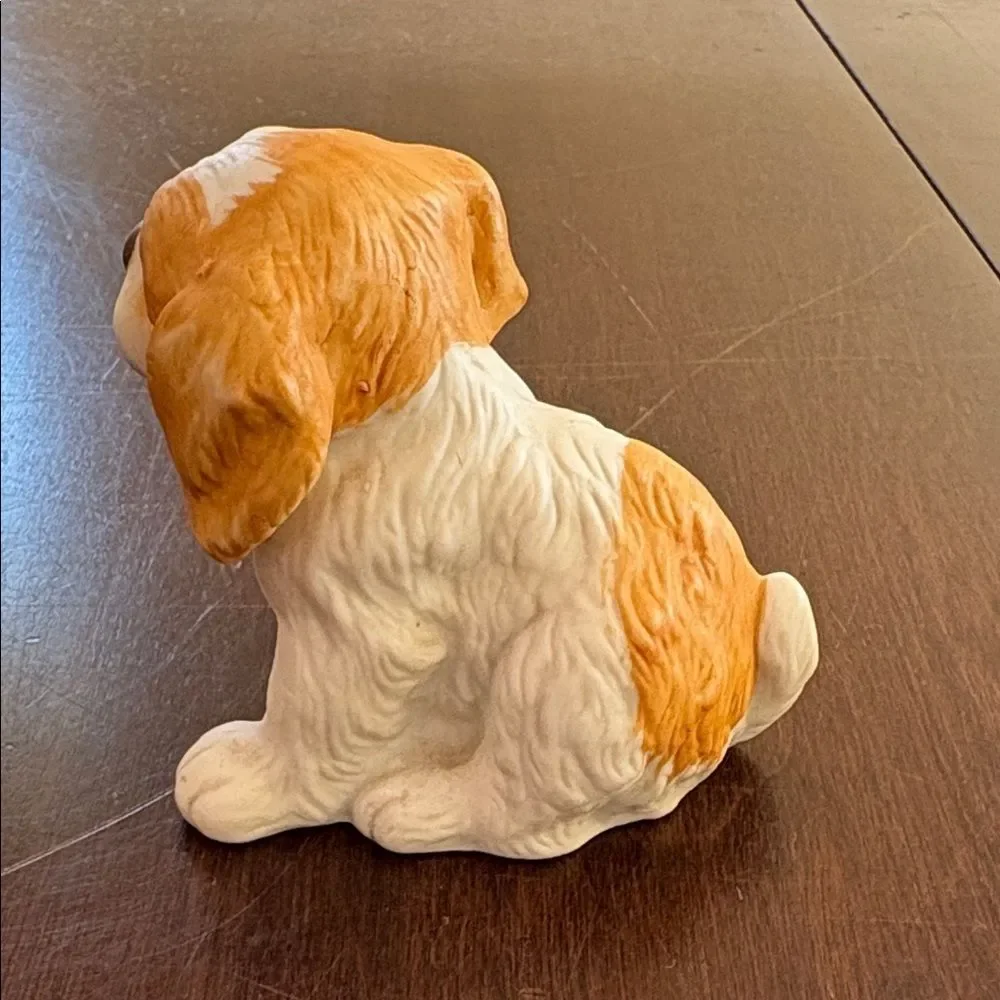 Vintage Homco Cocker Spaniel puppy dog 1980s.